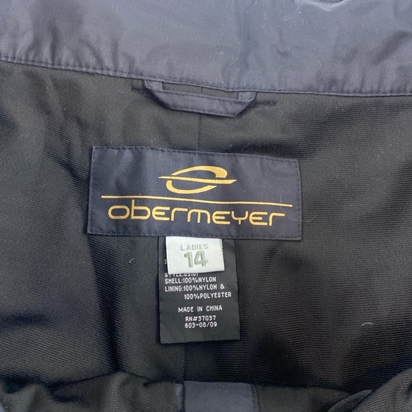 Obermeyer Women’s Black Method Ski Snow Pants Style S5101 Sz 14 - Picture 8 of 15